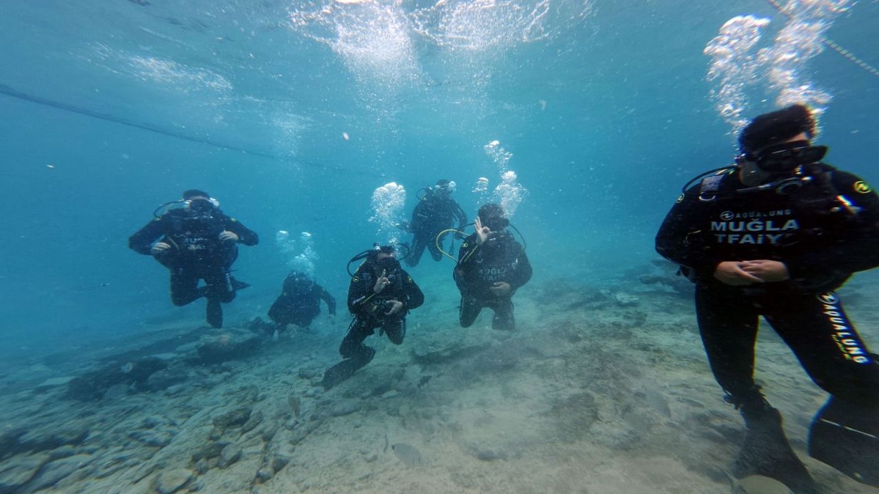 Muğla Büyükşehir Belediyesi Su Altı Arama Kurtarma Ekibi Göreve Hazır