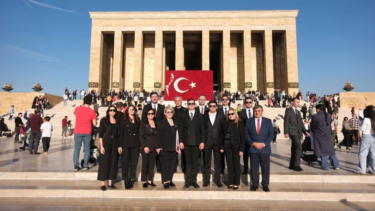 Bodrum Heyeti Anıtkabir’de Ata’ya Saygı Duruşunda Bulundu
