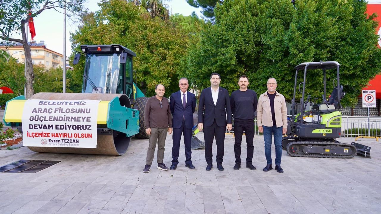 Ortaca Belediyesi araç filosunu genişletti: 2 yeni iş makinesi hizmette