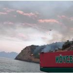 Marmaris orman yangınında 17 saatlik mücadele sürüyor