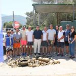 Bodrum’da denizden 75 kilogram atık çıkarıldı