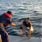 Yüzerek Yunanistan’a geçmeye çalıştı