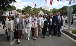 Menteşe’de Kadınlardan Gazze İçin Sessiz Destek Yürüyüşü