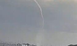 Marmaris Körfezi’nde hortum paniği