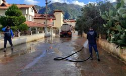 İçmeler'de sel sonrası hızlı müdahale