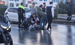 Aracın çarptığı yaya yaralandı