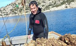 Bozburun'da hayalet ağlar denizden temizlendi