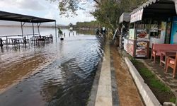 Köyceğiz Gölü’nde taşkın devam ediyor