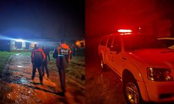 Menteşe’de sele kapılan sürücü sağ kurtarıldı