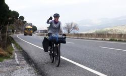 Pedallarla kıtalar aşan yolculuk Muğla’da