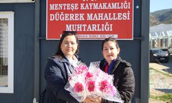 Muğla’da Kadın Muhtardan 8 Mart’ta Anlamlı Jest