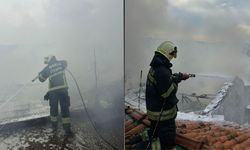 Milas’ta Ev Yangını: Ahşap Çatı Çöktü, Ev Kullanılamaz Hale Geldi