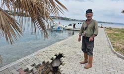 Datça’da Çöken Kaldırım Tepki Çekti