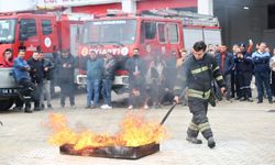 Bodrum’da yangın güvenliği eğitimi: 89 personele uygulamalı eğitim
