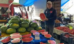 Yazın habercisi oldu! Sezonun ilk karpuzu tezgahlarda