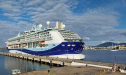 Sezonun ikinci kuruvaziyer gemisi Bodrum'a geldi