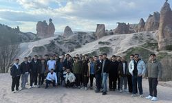Menteşeli gençler Kapadokya’da tarih yolculuğuna çıktı