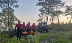 Yürüyüş yaparken, ayağı kırılan şahıs kurtarıldı