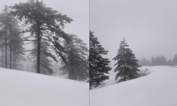 Muğla'ya Nisan’da kar sürprizi