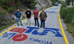 Menteşe’de Gençlerden Tour of Türkiye’ye Renkli Dokunuş