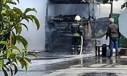 Fethiye’de Akaryakıt Yüklü Tır Alev Alev Yandı