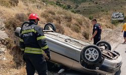 Bodrum’da Otomobil Takla Att