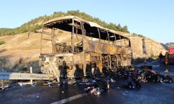 Denizli’deki 8 kişinin öldüğü otobüsten geriye sadece demir yığını kaldı
