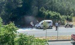 Menteşe’de Seyir Halindeki Araç Alev Aldı