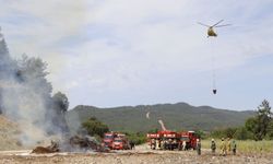 Muğla’da kurumların katılımıyla yangın tatbikatı yapıldı
