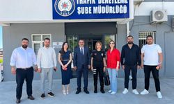 MHP’li Oltulu’dan Trafik Ekiplerine Teşekkür Ziyareti