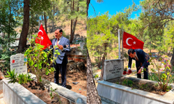 Ülkü Ocakları Muğla’dan Ülkücü Şehitlerin Kabirlerine Ziyaret