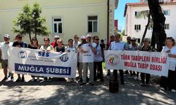 Muğla’da sağlık çalışanlarından sözleşme fesihlerine tepki