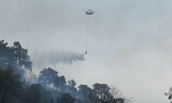 Göcek yangınının enerjisi düşürüldü, müdahale sürüyor