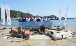 Göcek Halk Plajı’nda Deniz Dibi Temizlendi