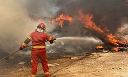Bodrum’da Çöp Döküm Alanında Yangın