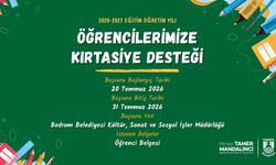 Bodrum Belediyesi’nden Öğrencilere Kırtasiye Desteği