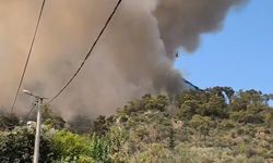 Fethiye’de Orman Yangınnda Alevler İnlice’ye Doğru İlerliyor