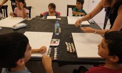 Bodrum’da Çocuklar Sayılarla Tuval Boyuyor
