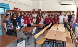 Yatağanlı hayırsever Fatih Oğuz’dan okula Ziya Gökalp Kütüphanesi