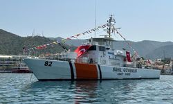 Fethiye’de Sahil Güvenlik botuna yoğun ilgi