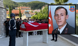 Muğla’da emekli astsubay gazisi askeri törenle uğurlandı