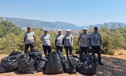 Marmaris seyir noktalarında temizlik ve yangın önlemi