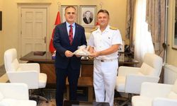 Tuğamiral Çiftçi, Vali Akbıyık’la bir araya geldi