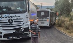 Menteşe’de otobüs TIR’la çarpıştı: 8 yaralı