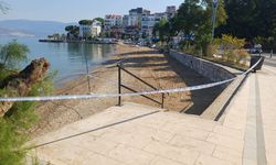 Güllük Halk Plajı kirlilik şüphesi nedeniyle kapatıldı