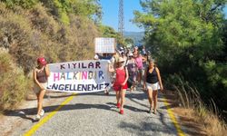 Akyaka’da kıyı işgali eylemi: Havlularını serdiler