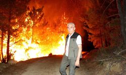 Orman Genel Müdürü Karacabey yangının sıfır noktasında