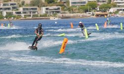 Bodrum'da deniz üzerinde hız ve adrenalin yarışı