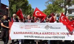 Muğla’da Gaziler Günü yürüyüşü düzenlendi