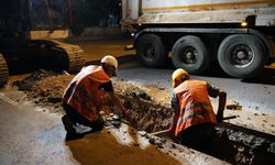 Menteşe’de içme suyu hatlarına gece mesaisi
